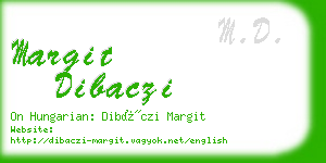 margit dibaczi business card